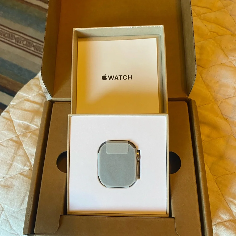 Apple Watch Ultra- with Classic Black Band…Brand New, Never Activated